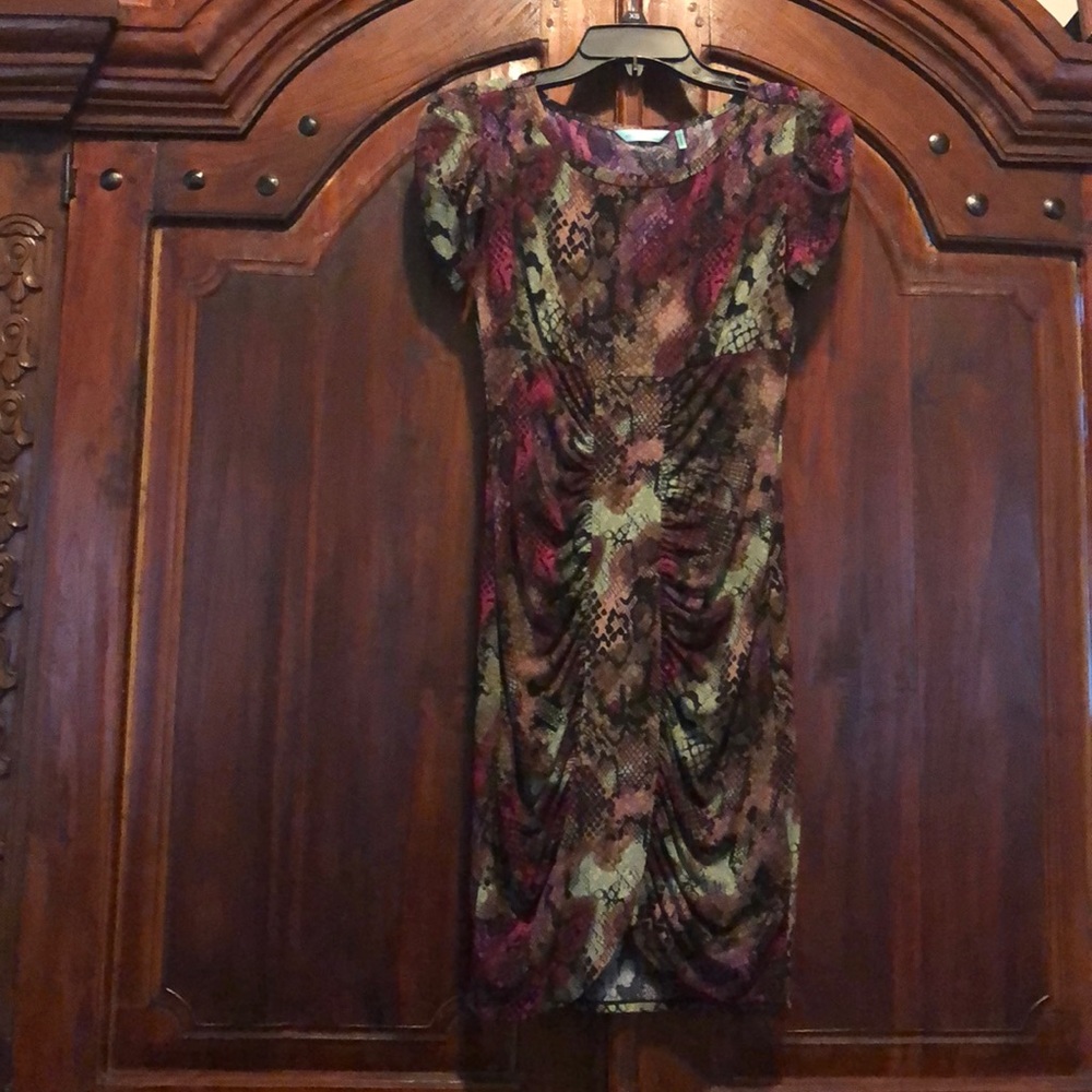 Sliming Dress Mulit color pattern